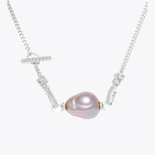 Cuban Pearl Drop Necklace